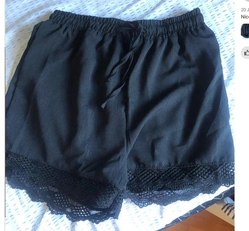 Shorts Women Summer Explosion Elastick Ling Ventilate Solid Color Lace Female Shorts for Woman'S Clothing Cheap Clothes YRW6936