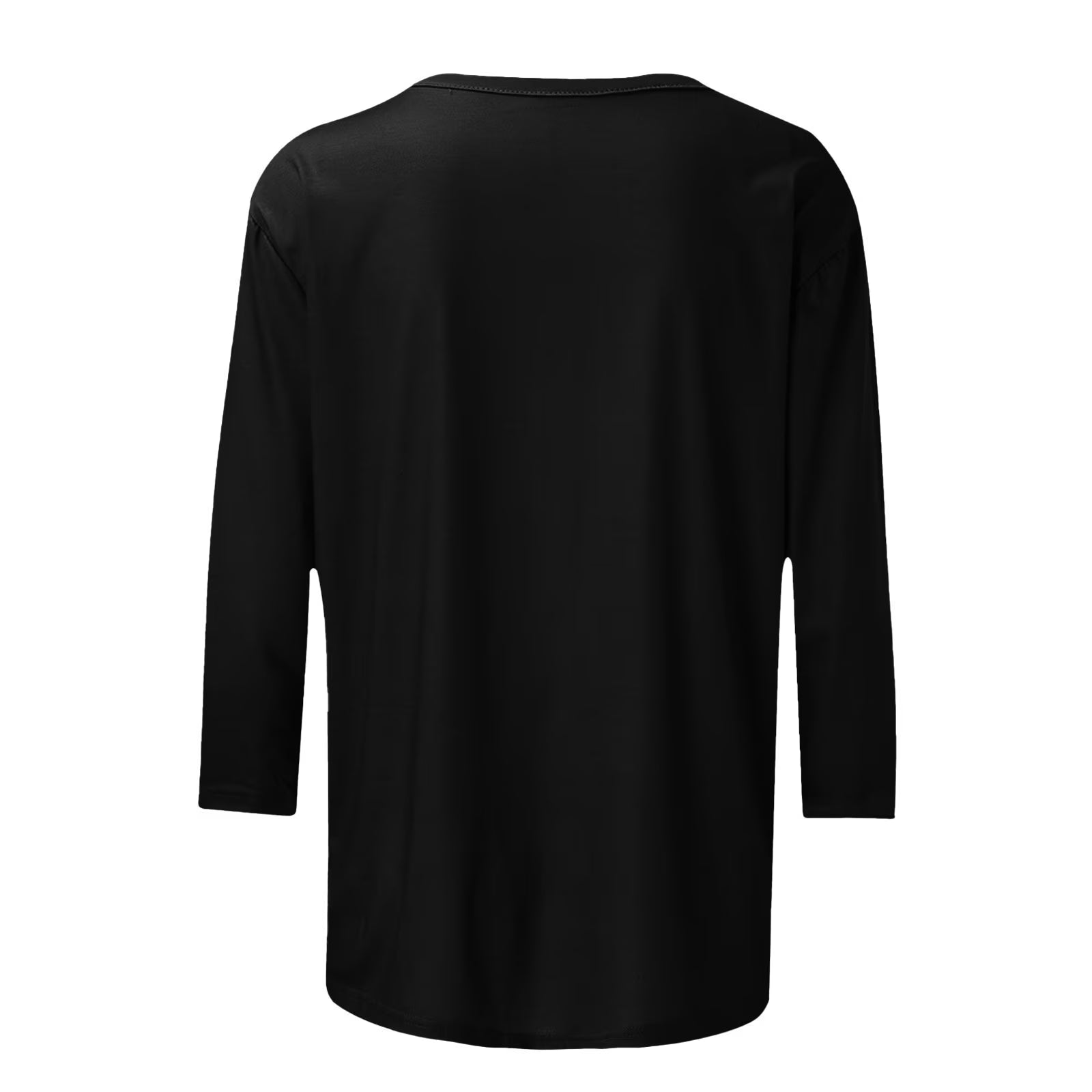 Women'S Blouses Clothes Trendy Print 3/4 Sleeve round Neck Tee Shirts Tops Loose Fit Fashion Womens Tops Casual