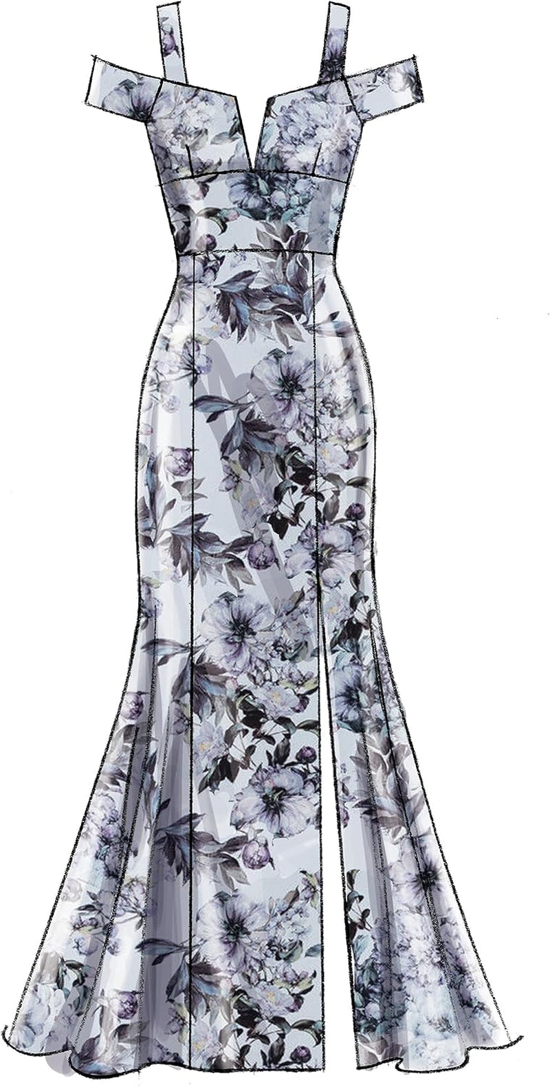 Pattern Women'S Fully Lined Evening and Cocktail Dress, Sizes 6-14 Sewing Pattern