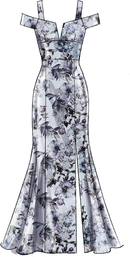 Pattern Women'S Fully Lined Evening and Cocktail Dress, Sizes 6-14 Sewing Pattern