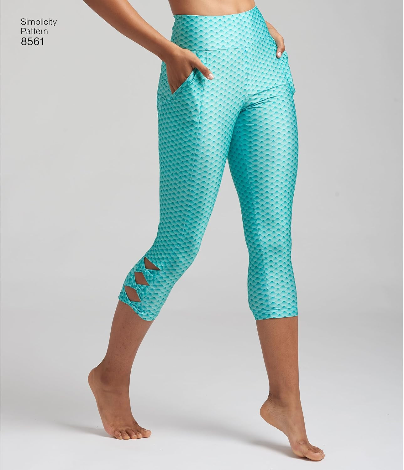 US8561AA Women'S Knit Legging Sewing Patterns, Sizes XS-XL
