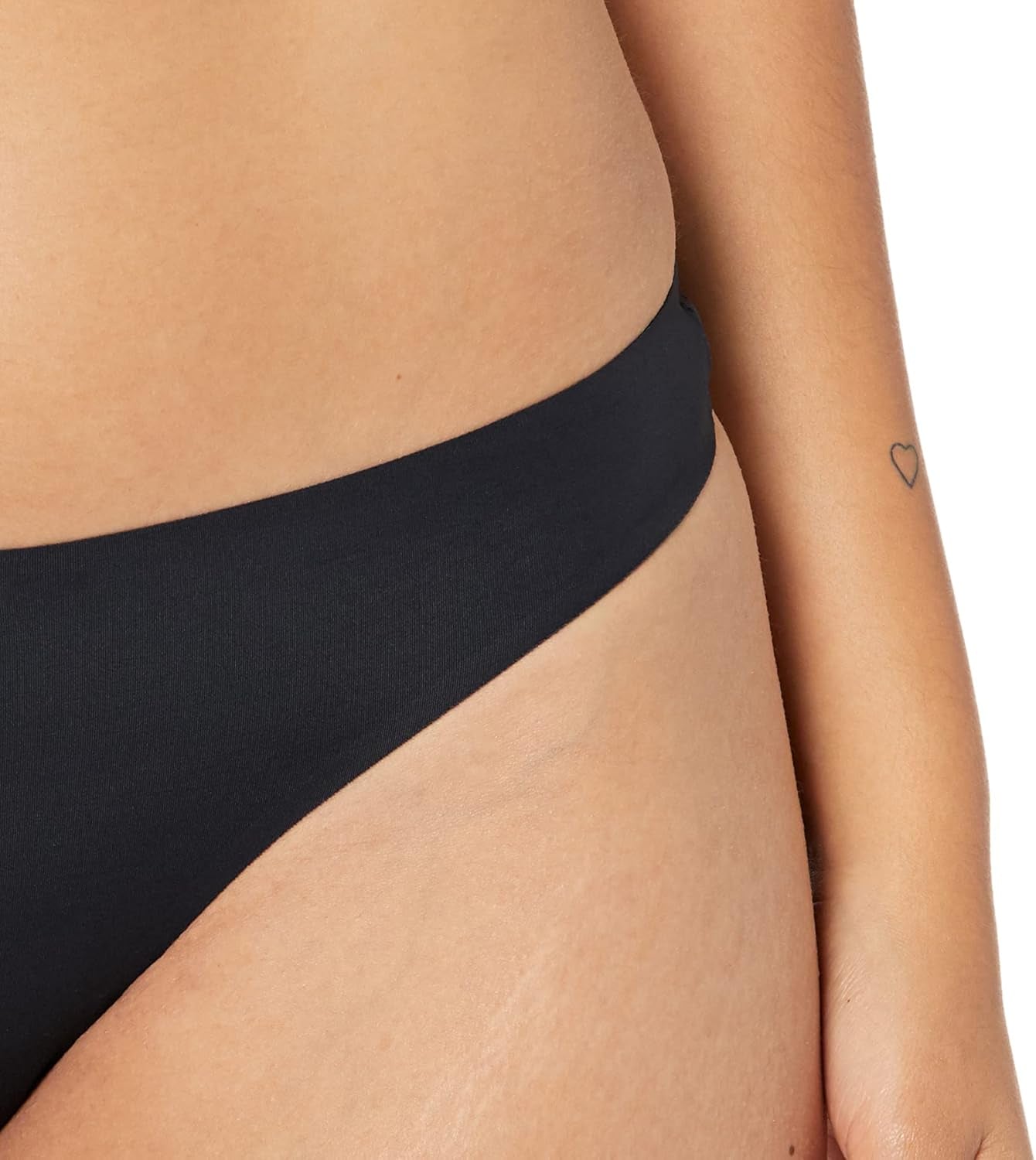 Women'S Seamless Breathable Thong Underwear, Bonded Stretch, Pack of 4