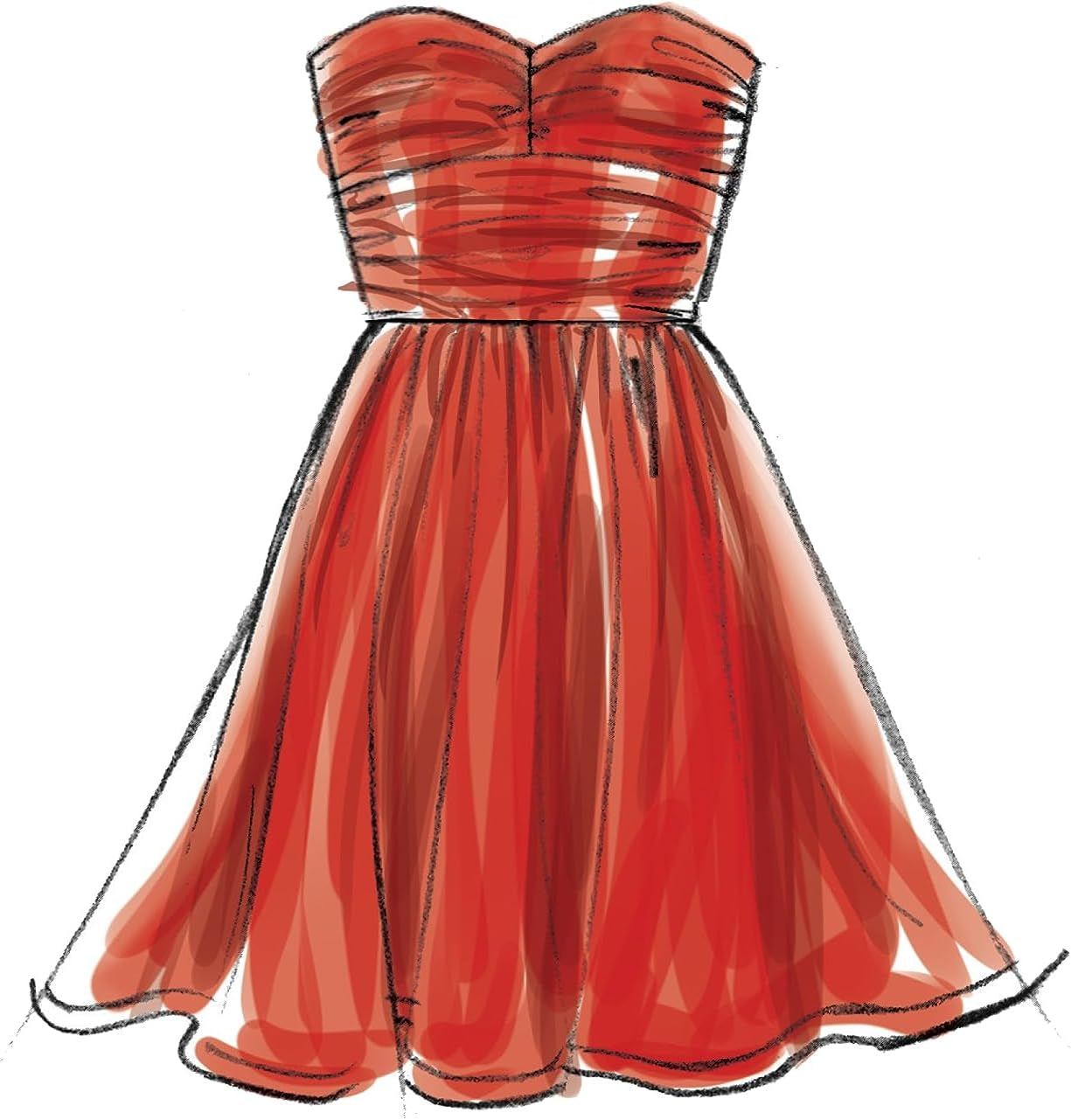 Pattern Women'S Fully Lined Evening and Cocktail Dress, Sizes 6-14 Sewing Pattern