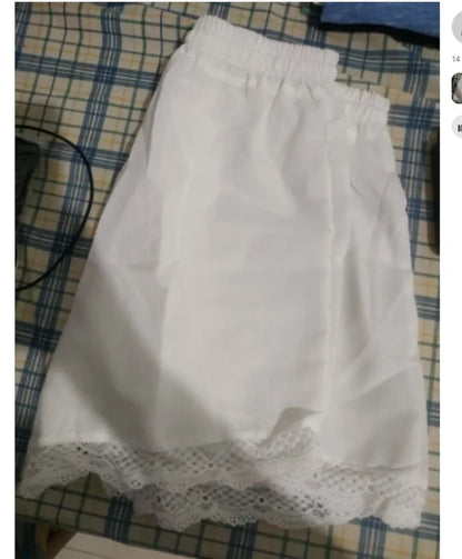 Shorts Women Summer Explosion Elastick Ling Ventilate Solid Color Lace Female Shorts for Woman'S Clothing Cheap Clothes YRW6936