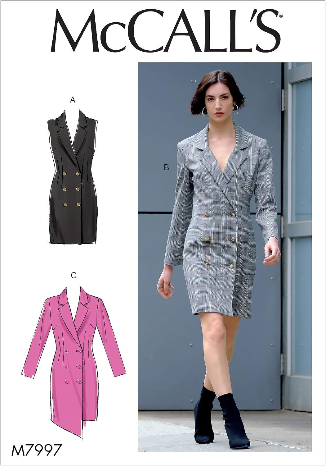 Pattern Company 'S Women'S Long Sleeve and Sleeveless Dress Sewing Patterns, Sizes 6-14