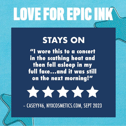 PROFESSIONAL MAKEUP Epic Ink Liner, Waterproof Liquid Eyeliner - Black, Vegan Formula