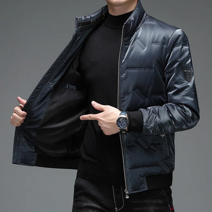 Winter Designer Brand Casual Fashion Streetwear White Duck down Jacket Mens Wenter Windbreaker Puffer Coats Mens Clothes 2025